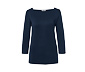 Shirt mit 3/4-Arm, dunkelblau