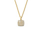 585 Gold Kette Zirkonia Cushion