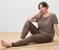 Longshirt, taupe