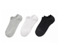 3 Paar Sneakersocken, unifarben