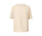 Oversized-Shirt, sandfarben