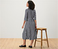 Bedrucktes Hemdblusenkleid