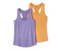 2 Sport-Tops, flieder und orange