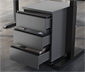 Rollcontainer »Bedano«, graphit