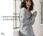 NAH/STUDIO Pullover | nachhaltiger Cashmere, grau