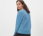 Strickjacke mit Wolle, hellblau