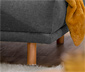 Ecksofa »Penelope«, dunkelgrau, rechts