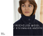 NAH/STUDIO Mantel | recycelte Wolle, navy