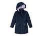 Allwetter-Trenchcoat mit recyceltem Material, dunkelblau