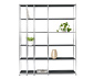Offenes Regal Metall »CN3«, schwarz