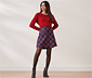 Karierter Jacquard-Rock