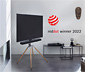 ONE FOR ALL Universal-TV-Ständer »Quadpod WM7476«, Oak und Silver-Grey 32"-70"