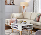 Ecksofa »Larsen«, beige, rechts