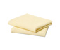 2 Premium-Handtücher mit Waffelpiqué, vanillefarben