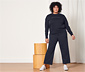 Sweatshirt, dunkelblau