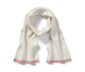 Strickschal mit Wolle