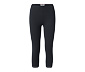 3/4-Leggings mit Spitzenborte, schwarz