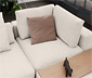 Ecksofa »Tarek«, links, cream