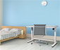 MEDION® höhenverstellbarer Schreibtisch, weiß, 120 x 60 cm