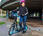 Xootz BMX-Scooter, blau