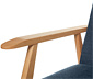 Sessel mit Armlehnen, blau