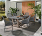 Gartentisch mit Beton-Tischplatte