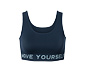 Seamless-Sport-Bustier, blau