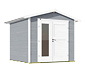 Weka Gerätehaus mit Fenster, 21 mm (224 A Gr. 2), grau