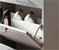 Schuhschrank »Jelda«, platin/eiche