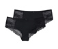 2 Brazilslips, schwarz