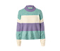 Strickpullover, gestreift
