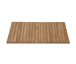 Teak-Sofatablett mit flexiblen Lamellen