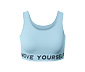 Seamless-Sport-Bustier, hellblau
