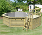 Karibu Gartenpool-Set »Modell 2« inkl. Terrasse, ca. 550 x 470 cm
