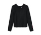 Kinder-Langarmshirt, schwarz
