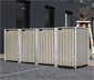 Mülltonnenbox, Nadelholz, 4x 240 l