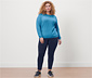 Strickpullover, azurblau