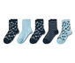 5 Paar Kinder-Socken, geblümt