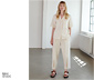 NAH/STUDIO Seersucker-Bluse | ungefärbte Baumwolle, Undyed
