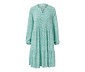 Bedrucktes Webkleid, aqua