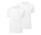 2 T-Shirts mit Rundhalsausschnitt, weiß