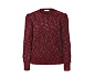 Grobstrickpullover mit Glitzergarn