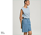 NAH/STUDIO Geripptes Shirt | Baumwoll-Hanf-Mix