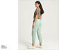 NAH/STUDIO Hose | Baumwoll-Leinen-Mix, Caribbean Blue
