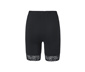 Radlershorts mit Spitzenborte, schwarz