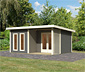 Karibu Premium-Gartenhaus, 38 mm (Altona 5), natur
