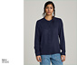 NAH/STUDIO Bluse | Eco-Viskose, navy