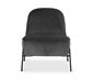 Design-Sessel mit Fußhocker – von SCAPA, anthrazit