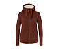 Teddy-Strickfleecejacke, rostbraun