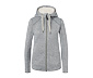 Teddy-Strickfleecejacke, grau